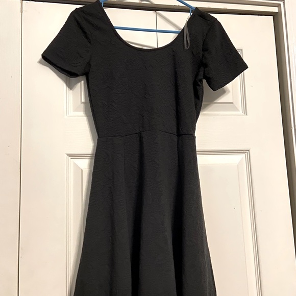 cute black skater dress
